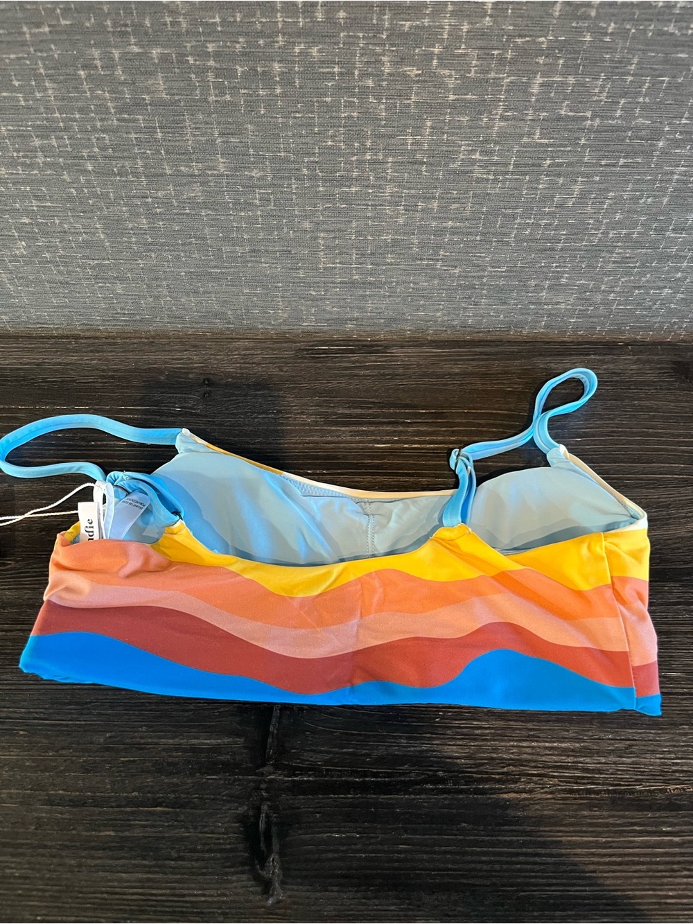 NWT Faherty x Andie Sunwave Maui Tankini Bikini Top S - Picture 5 of 6